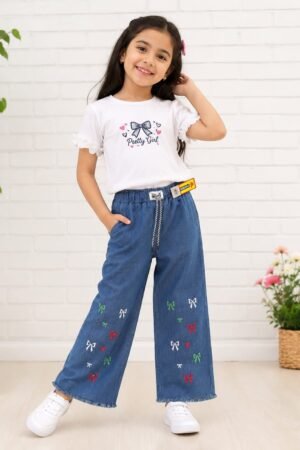 Girls Premium Baggy Denim Jeans
