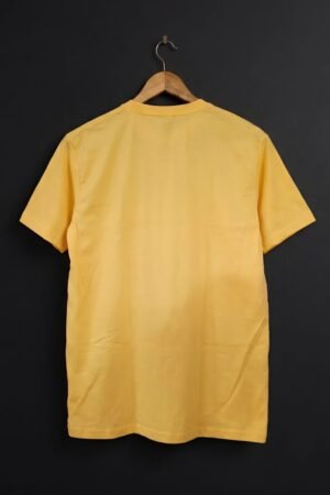 Ladies Yellow Memories Print T-Shirt – Export Quality Cotton Jersey Fabric