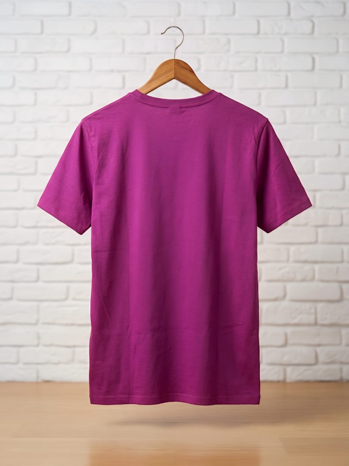Ladies Purple Floral Print T-Shirt – Export Quality Cotton Jersey Fabric - Image 2