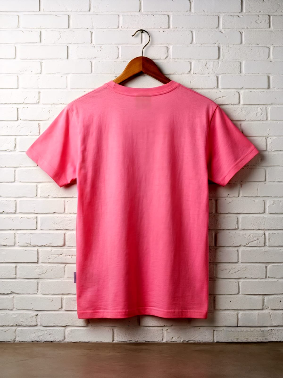 Ladies Pink Flower & Bird Print T-Shirt – Export Quality Cotton Jersey Fabric - Image 2