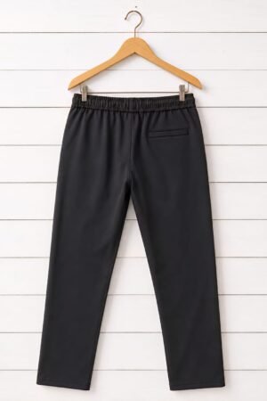 Style92 Premium Black Power Stretch Trouser – EA Sports Logo | Straight Bottom
