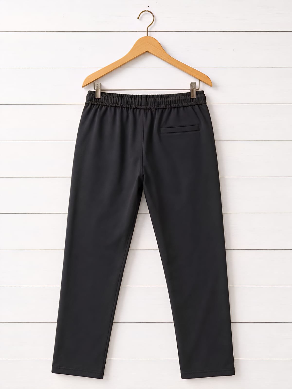 Style92 Premium Black Power Stretch Trouser – EA Sports Logo | Straight Bottom - Image 2