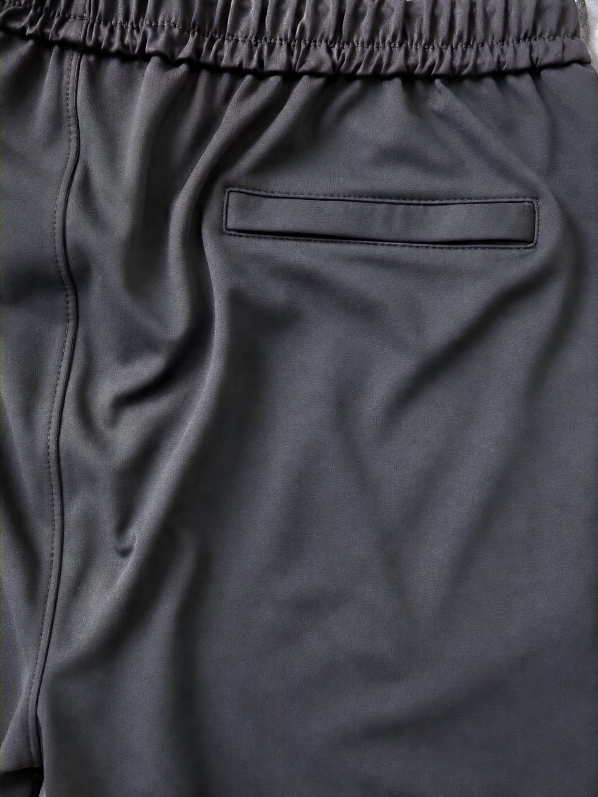 Style92 Premium Black Power Stretch Trouser – EA Sports Logo | Straight Bottom - Image 5