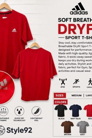 Soft Breathable Dry fit Sport T-Shirt | Style92