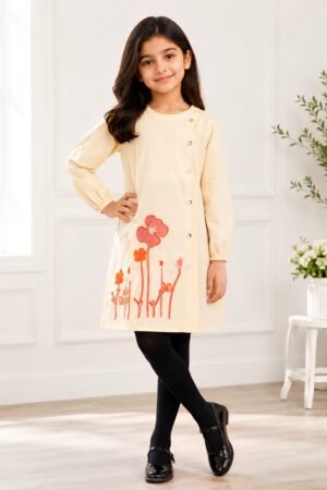 Girls Premium Original Bareeze Lawn Kurta | Embroidered Summer Wear | Style92