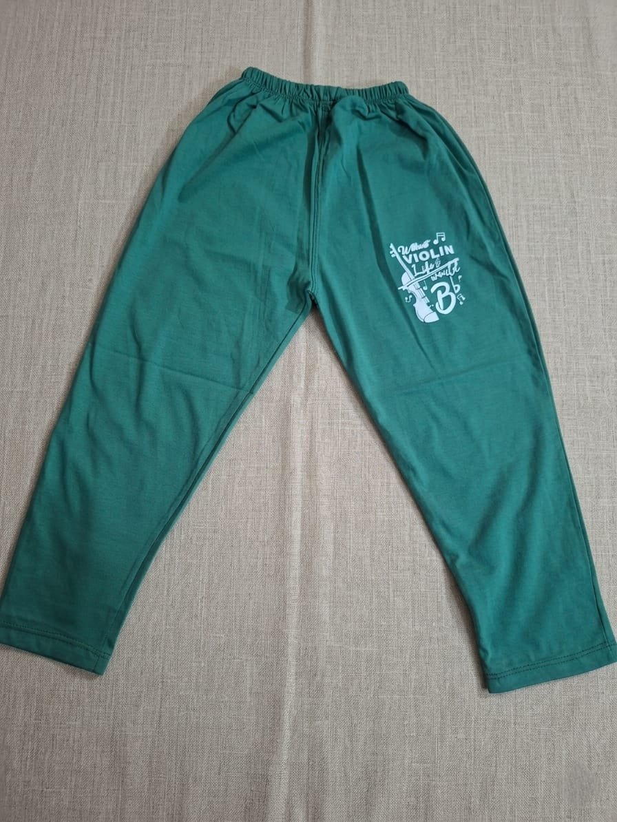 Kids Premium Cotton Jersey Tracksuit for Boys - Emerald Green | 1-10 Years - Image 3