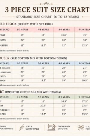 Girls Premium 3 Piece Imported China Fabric Suit – Style92 Pakistan
