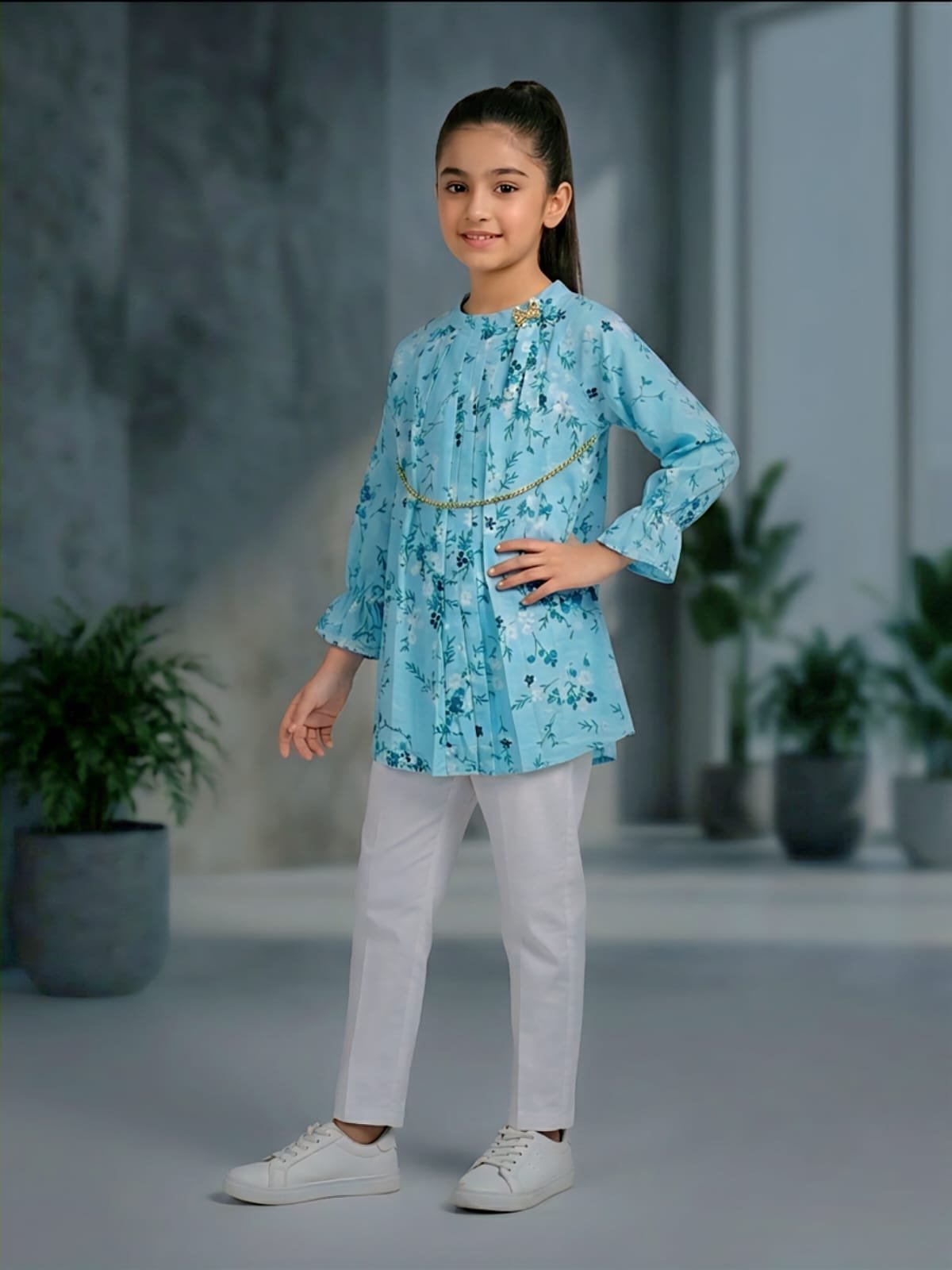 Original Bareeze Lawn Girls Top – Premium Kids Summer Collection | Style92 Pakistan