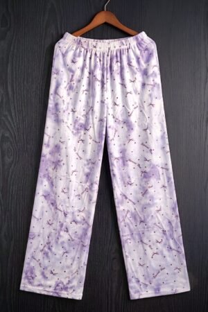 Girls China Imported Premium Stretchable Co-Ord Set – Lavender | Style92 Kids Collection