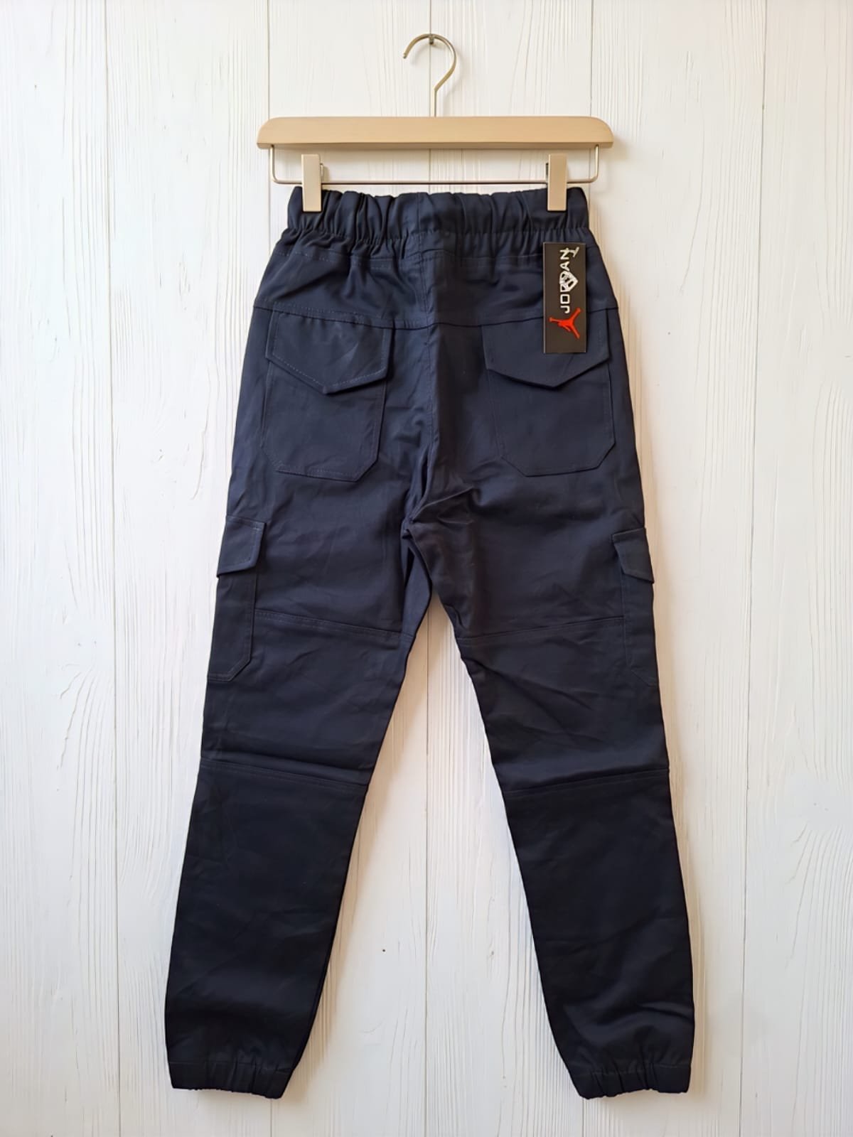 Style92 Boys Jet Black Soft Cotton Jeans Cargo Trousers – Premium 6 Pocket Jogger Pants for Kids (Age 2–14 Years)