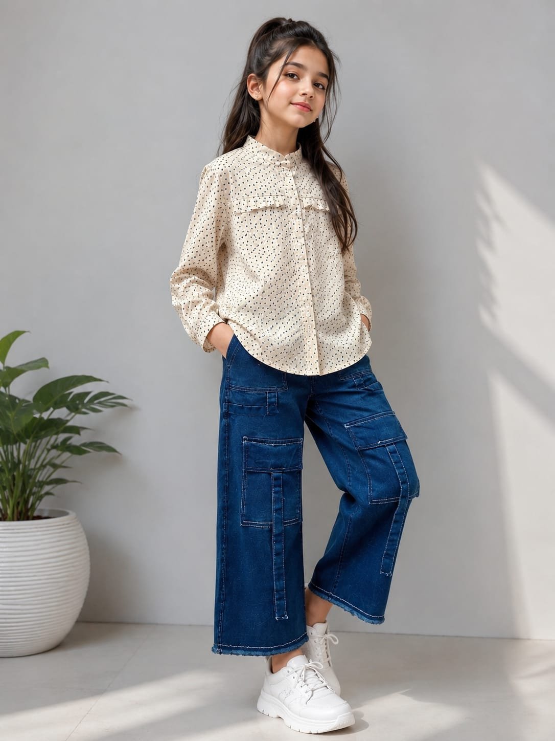 Elegant Girls Chiffon Top – Premium Party & Casual Wear | Style92