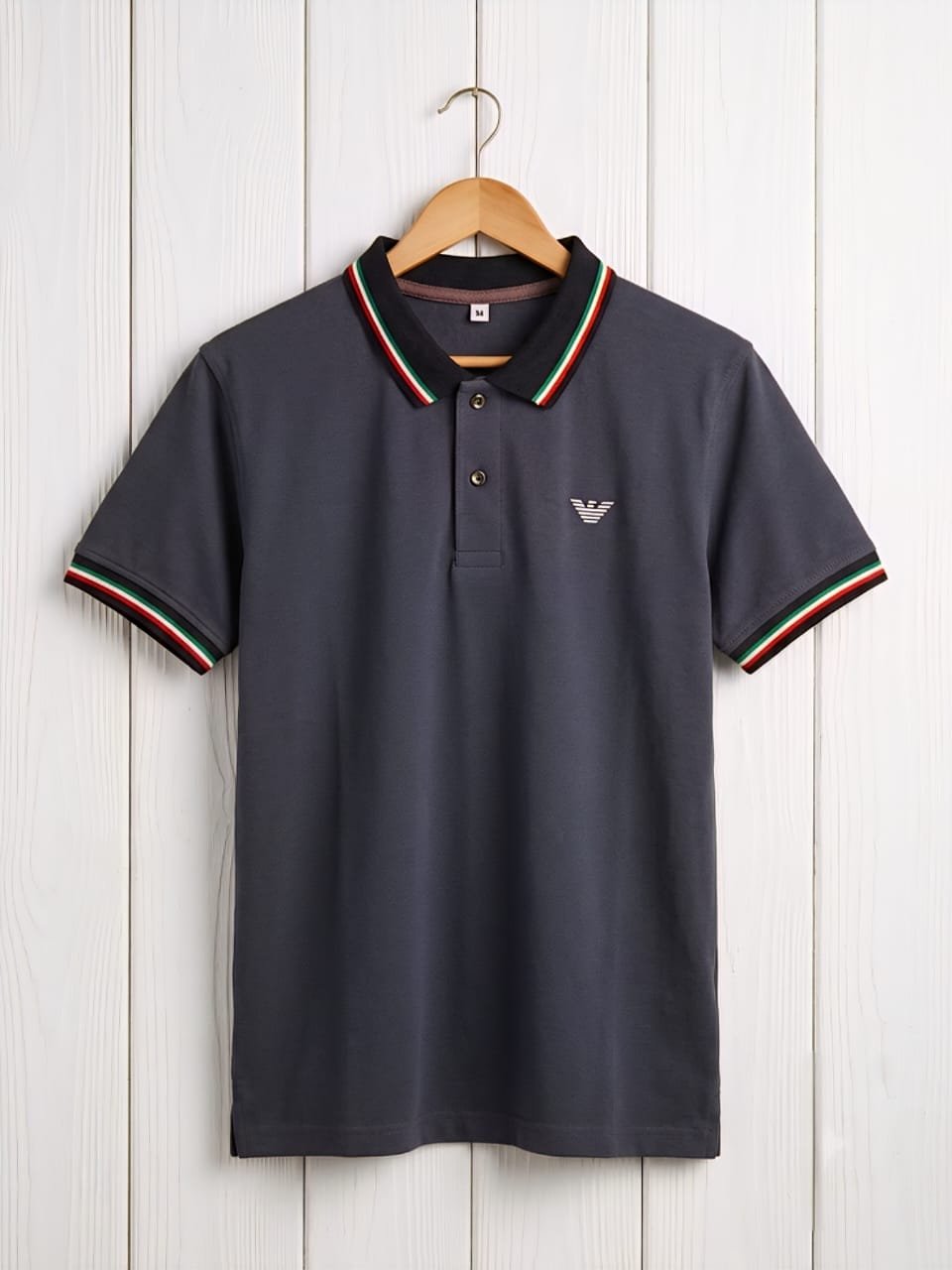 Premium Charcoal Navy PK Cotton Polo Shirt | Style92