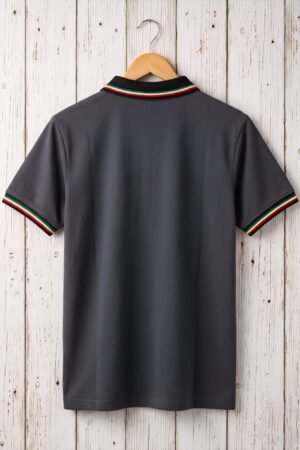 Premium Charcoal Navy PK Cotton Polo Shirt | Style92