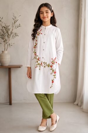 Style92 Original Bareeza Lawn Girls Kurta – 14 August Special Collection