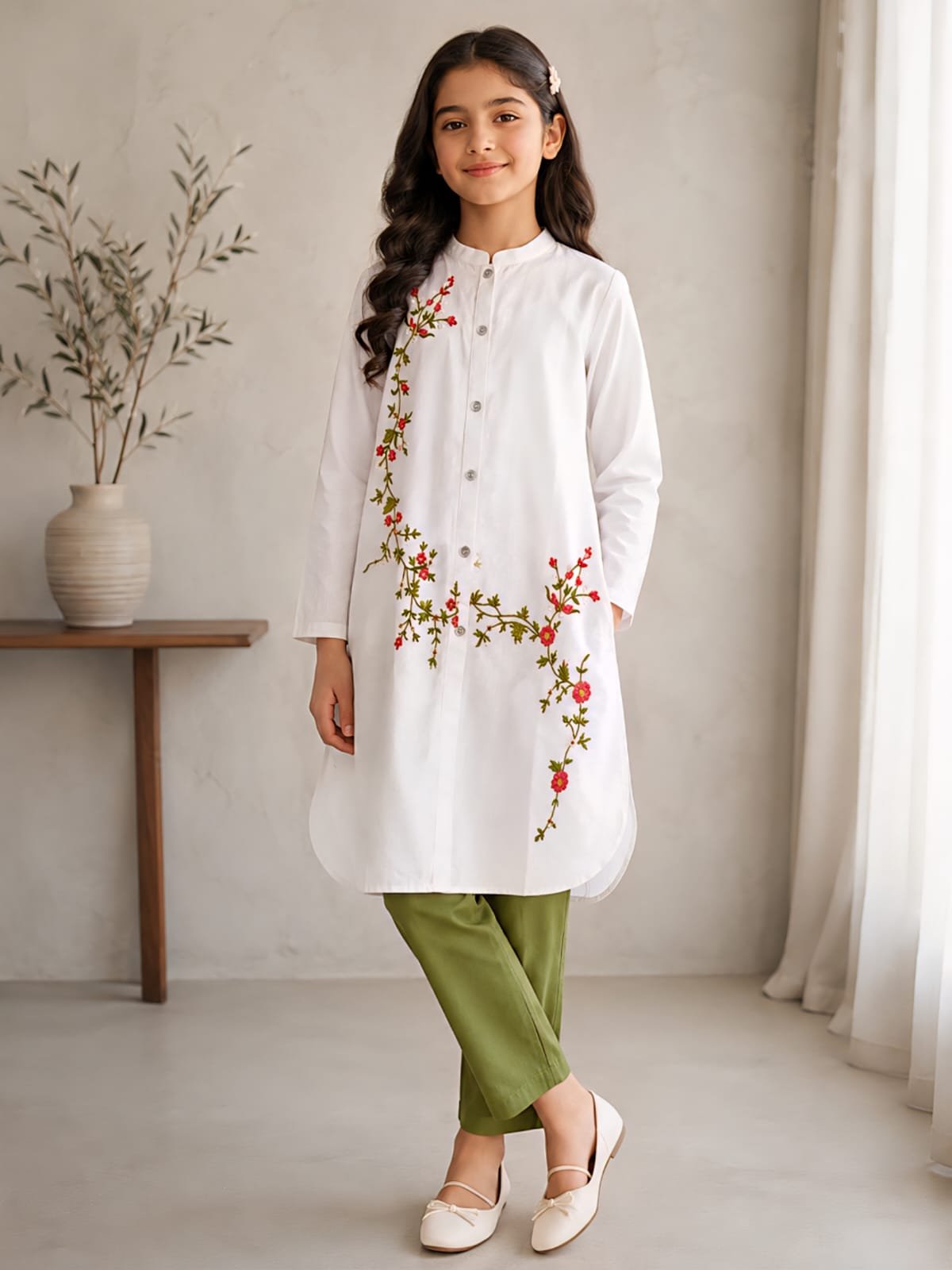 Style92 Original Bareeza Lawn Girls Kurta – 14 August Special Collection