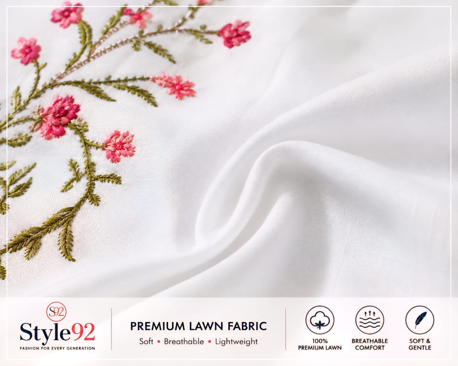Style92 Original Bareeza Lawn Girls Kurta – 14 August Special Collection