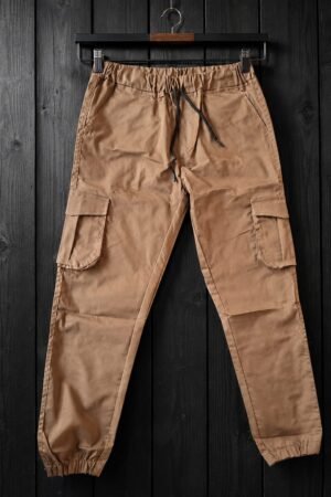 Style92 Premium Export Quality Men's Cargo Trouser – Soft Cotton Jeans Fabric | Slim Fit Jogger Cargo Pants for Casual, Office & Everyday Wear