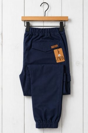 Style92 Premium Export Quality Navy Blue Cargo Trouser – Six Pocket Men's Utility Cargo Pants