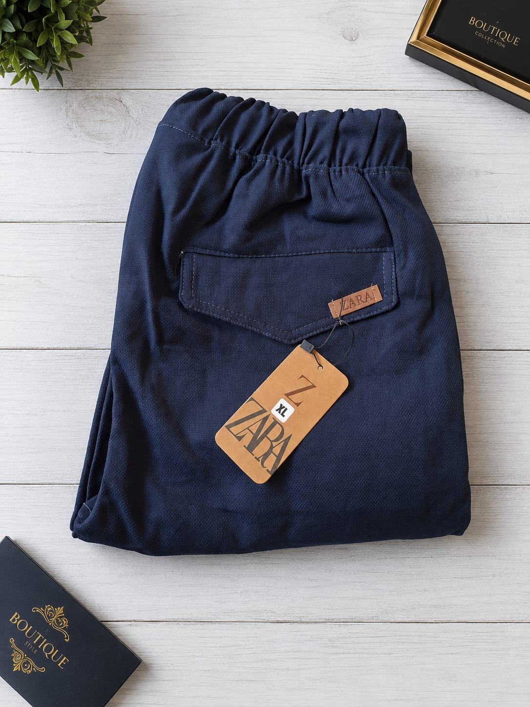 Style92 Premium Export Quality Navy Blue Cargo Trouser – Six Pocket Men's Utility Cargo Pants