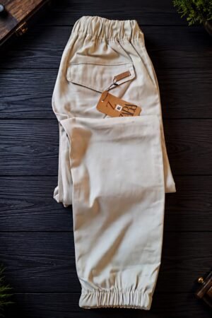 Style92 Premium Export Quality Off White Six Pocket Cargo Pant for Men