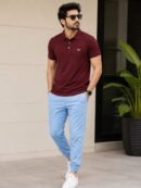 Maroon Export Quality PK Polo Shirt | Premium PK Cotton Fabric – Style92