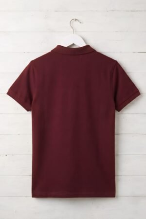 Maroon Export Quality PK Polo Shirt | Premium PK Cotton Fabric – Style92